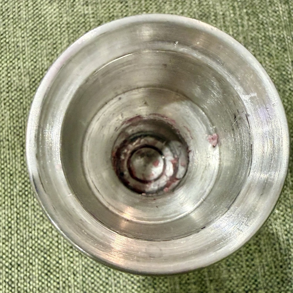 Leonard Genuine Pewter Candle Stick Holder, Weighted, Vintage, Made in Bolivia - Picture 2 of 8